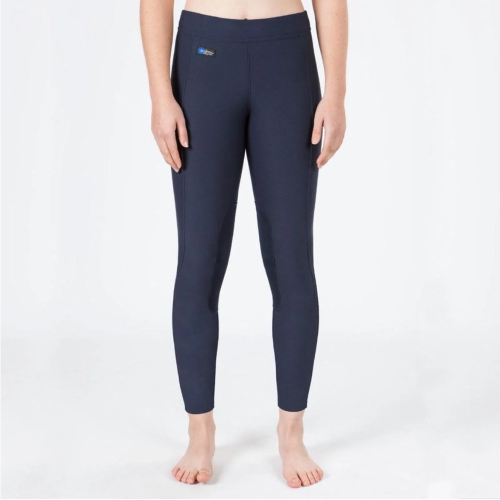 IRIDEON navy blue pull-on riding breeches equestrian kids M pants